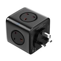 Socket Cube USB C Power Strip with 4 Outlets 3250W and 30W USB C Charging for iPhone 16/15/14, iPad,MacBook, Galaxy, Power Delivery Charging for Game, Dorm Rooms, Home, Office
