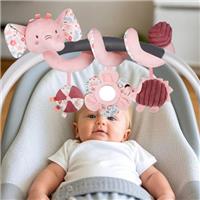 vocheer Hanging Toys for Car Seat Crib Mobile, Infant Baby Spiral Plush Toys for Crib Bed Stroller Car Seat Bar