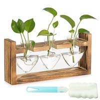 ELLECILA Wood Glasses Holder, 3D Wood Puzzle Eyeglass Holder