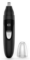 Nose Hair Trimmer Professional Painless Eyebrow Trimmer Battery-Operated Trimmer Dual Edge Blades for Easy Cleansing