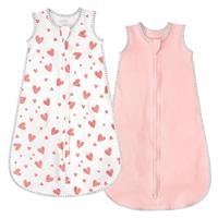 TURMIN 0.5 Tog Baby Sleeping Bag 100% Cotton Baby Summer Sleeping Bag Soft Sleep Sack