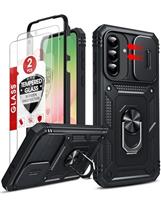 LeYi for Samsung Galaxy S25 Ultra Phone Case with 2 Tempered