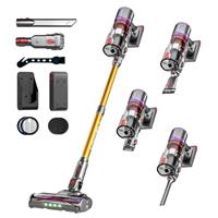 Cordless Vacuum Cleaner, 48Kpa 550W 65Mins Vacuum Cleaner for Home, Vacuum Cleaners with Wall Mount Charging, Anti-Tangle Stick Vacuum Self-Standing, Vacuum Cordless Rechargeable for Pet Hair/Carpet