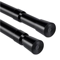 Curtain RodExtendable Spring Net Curtain Rod Telescopic Voile Tension Pole