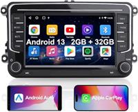 TOUTBIEN 2 Din Car Stereo, 7" Touch Screen Car Radio for VW Golf, Passat, Seat, Touran, Skoda