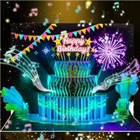 CNLITIHEKA Football Birthday Card, Father's Day Card, 3D Foo