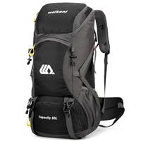 Ezmina 50L Hiking Backpack Waterproof Camping Backpack Hiking Daypack Travelling Backpack for Men and Women Large Rucksack for Climbing Travel Touring Skiing Trekking Outdoor Sport