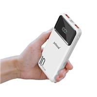 JVGoal Power Bank Fast Charging 10000mAh, 22.5W Portable Charger PD3.0 QC4.0 USB C Input & Output, Phone Battery Pack Compatible with iPhone 16 15 Plus Pro Max, iPad, Samsung, Tablet and More