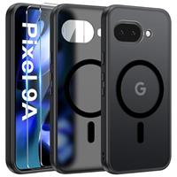 Opkiegrn Compatible with Samsung Galaxy 5G Case with 2 HD Screen Protectors, [Compatible with MagSafe] Camera Shockproof Magnetic Translucent Matte Phone Case