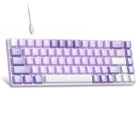 MageGee 60 Percent Gaming Mechanical Keyboard, Minimalist MK-Box Blue Backlit Compact 68 Keys Wired Office Keyboard with Red Switch for Windows Laptop PC Mac Convenient/Xbox