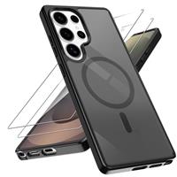 Natbok Magnetic Case for Samsung Galaxy S25 Ultra 6.9",Translucent Matte Magsafe Slim Case with [2 Pack] Screen Protectors for S25 Ultra, Shockproof Phone Case Cover for Samsung S25 Ultra