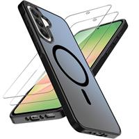 Natbok Magnetic Case for Samsung Galaxy S25 Ultra 6.9",Translucent Matte Magsafe Slim Case with [2 Pack] Screen Protectors for S25 Ultra, Shockproof Phone Case Cover for Samsung S25 Ultra