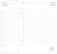 Orgnizme Diary Refill Day on One Page
