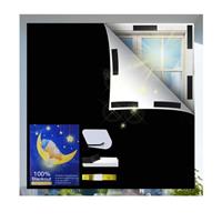 Blackout Blind, Portable Blackout Blind Stick on Blackout Blinds for Windows, Temporary Blackout Curtains Cutting any Size Shape for Bedroom, Indoor and Outdoor