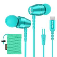 Ludos OMNITONE Wired Earbuds in-Ear Headphones, Earphones with Microphone, 5 Years Warranty, Noise Isolation Corded for 3.5mm Jack Ear Buds for iPhone, iPad, Samsung, Computer, Laptop, Gaming, Sports