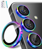 CloudValley for Samsung Galaxy S25 Camera Lens Protector, HD Clear, Scratch-Resistant, Ultra-Thin Tempered Glass with Aluminum Edging, Case-Friendly Screen Cover Film