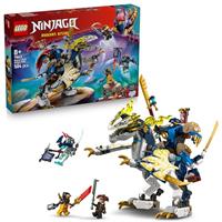 LEGO NINJAGO Rogue's Mech Dragon Rider - Ninja Toy with Posable Dragon & Mech Figures - 4 Minifigures, incl. Lloyd & Arin plus a Reveal Sword - Gift for 8+ Year Old Boys & Dragons Rising Fans - 71843