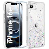 ivencase Clear Glitter Case Compatible with Samsung Galaxy