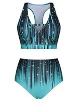 High Waisted Bikini Set,Womens Swimming Costume Cut Out Swim