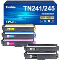 Palmtree 207X With Chip Compatible for HP 207X 207A Toner Cartridges Multipack for HP Color Laserjet Pro MFP M283fdw Toner Cartridges M255dw M255nw M283fdn M283cdw 207X Black Cyan Yellow Magenta