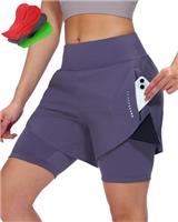 Sportneer Padded Cycling Shorts Women MTB Shorts MTB Shorts Padded Bike Shorts for Women