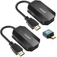 EDUP Wireless HDMI Transmitter and Receiver, HDMI Wireless Extender Kit 1080P, Plug & Play, Streaming Media Video/Audio for Laptop/PC/Camera/Phone to Monitor/Projector/HDTV