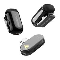 MAONO Wave T1 Mini Wireless Lavalier Microphone Mini Mic for Android Iphone Tablet