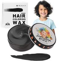 Temporary Hair Color Wax for Kids, DIY Colored Hairstyle Dye Mud, Washable Instant Styling Pomade for Girls Boys Youth, Disposable Coloring Gel Cream for Women Men Halloween Cosplay Party
