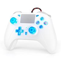 TURPOW Wireless Controller for PS-5 RGB Gamepad Remote Control with Dual Motor Vibration/6-Axis Sensor/Turbo/3.5mm Audio Jack/Touch Pad for Ps-5/Ps-4/Pro/Slim/