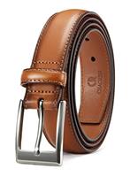 CHAOREN Leather Belts for Men - Mens Leather Belts 1 1/8" for Suits - Fashion Designs for Business Dress and Casual Jeans