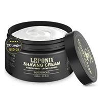 Mens Shaving Cream, Large Size Shave Cream for Men, Shaving Cream Sensitive Skin - Enriched with Aloe Vera for a Smooth, Irritation-Free Shave Experience, Sandalwood Scent 8.5oz