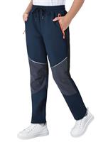 ANGEL CITIZ Waterproof Trousers Kids Lightweight School Cargo Pants Boys' Joggers Work Trousers with 3 Pockets