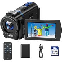 CAMWORLD 4K Video Camera Camcorder 48MP YouTube Vlogging Camera