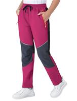 ANGEL CITIZ Waterproof Trousers Kids Lightweight School Cargo Pants Boys' Joggers Work Trousers with 3 Pockets