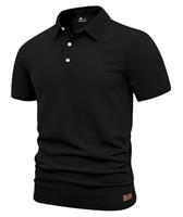 JACKETOWN Mens Polo Shirts Short Sleeve Lightweight Breathable Golf Polo Shirt for Men Adult Summer Tennis T Shirts