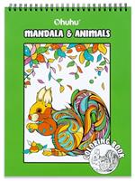 Ohuhu Double-Sided Bleedproof Sketchbook - 120 Pages (60 Sheets) 150GSM No Bleed-Through Paper for Alcohol Markers, PU Leather Hardcover Art Journal for Ink & Watercolour