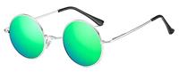 LHSDMOAT Retro Small Round Polarized Men Women Sunglasses, Vintage 60s 70s Lennon style Hippie Sun Glasses, UV400 Trendy Carnival Circle Shades