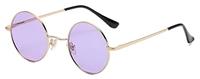 LHSDMOAT Retro Small Round Polarized Men Women Sunglasses, Vintage 60s 70s Lennon style Hippie Sun Glasses, UV400 Trendy Carnival Circle Shades