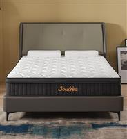 Soulfea 3ft Single Mattress Pocket Sprung Mattress Memory Foam Spring Mattress Hybrid Soft Breathable Bed Mattress