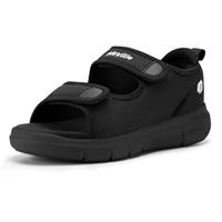FitVille Men's Diabetic Sandals Extra Wide Edema Shoes with Adjustable Strap Wide Width Slippers for Swollen Feet