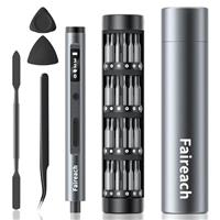 Faireach 180 in 1 Screwdriver Set, Precision Screwdriver Set with Pick-up Bits, Quintic-Fold and Case Design, Magnetic Screwdriver Kit for iPhone MacBook Computer Laptop PC Tablet Watch