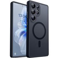CANSHN Magnetic for Samsung Galaxy S25 Ultra Case(6.9 Inch), Upgraded [Full Camera Protection] [Compatible with Magsafe] [Translucent Matte] Shockproof Protective Phone Cover