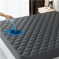 Waterproof Mattress Protector, Mattress Pad Noiseless with Deep Pocket 6"-18" Depth, Soft Breathable Bed Mattress Cover Washable for Home, Bedroom, Hotel