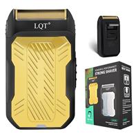 LQT Professional Foil Shaver, Compact & Cordless Groomer, Portable Electric Razor with USB Cable and Cleanning Brush