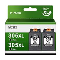 LIFOR 540XL 541XL Twin Pack Replacement for Canon 540 and 541 Ink Cartridges 540 541 PG-540XL Black CL-541XL Colour for Canon Pixma TS5150 TS5151 MG3650 MG3650S MG3600 MG4250 MX475 Packing May Vary