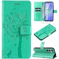Hancda Phone Case for Samsung Galaxy A36 5G Leather Cover
