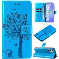 Hancda Phone Case for Samsung Galaxy A36 5G Leather Cover