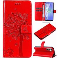 Hancda Phone Case for Samsung Galaxy A36 5G Leather Cover