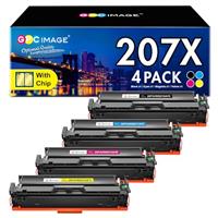 GPC Image 117A Toner Cartridges Replacement for HP 117A W2070A W2071A W2072A W2073A Compatible with Color Laser 150a 150nw 150w MFP 178nwg 179fwg 178nw 179fnw (Black Cyan Magenta Yellow, 4-Pack)