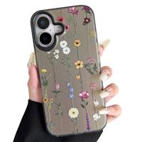 ZTOFERA Case for iPhone 16 Pro Max, Aesthetic Silver Phone C